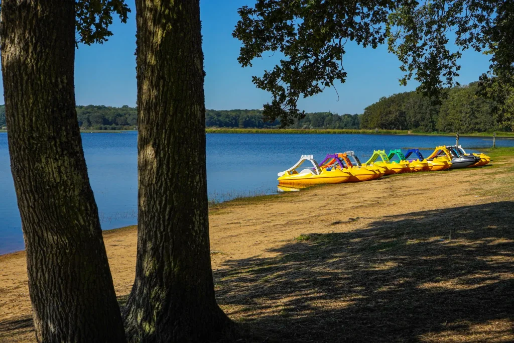 Plage du Lac du Bourdon à Saint-Fargeau