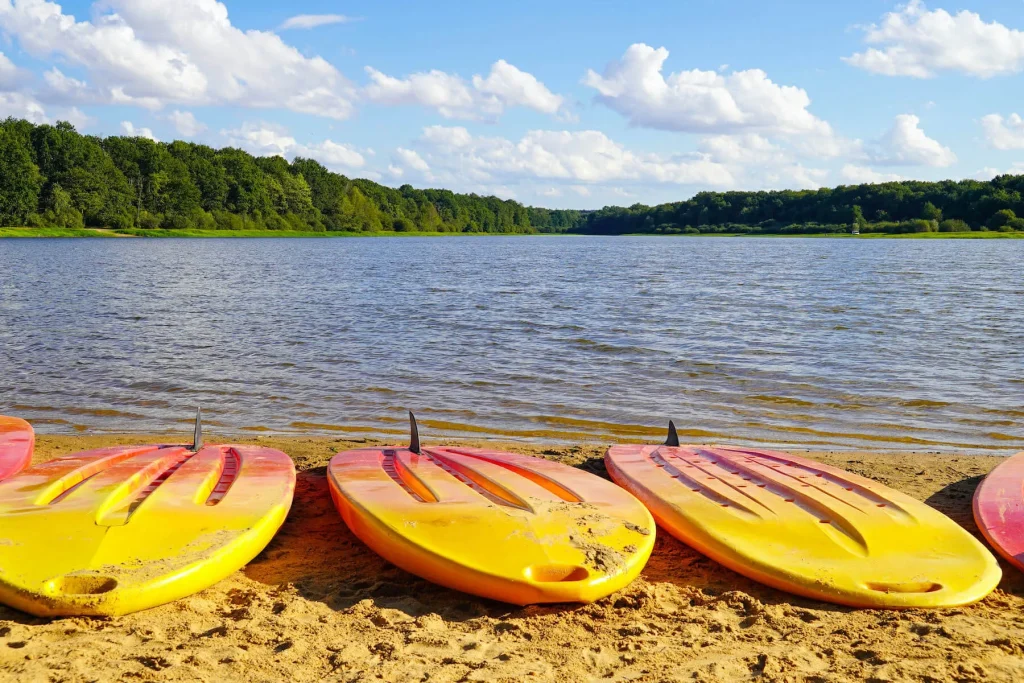 Paddle au lac du Bourdon à Saint-Fargeau