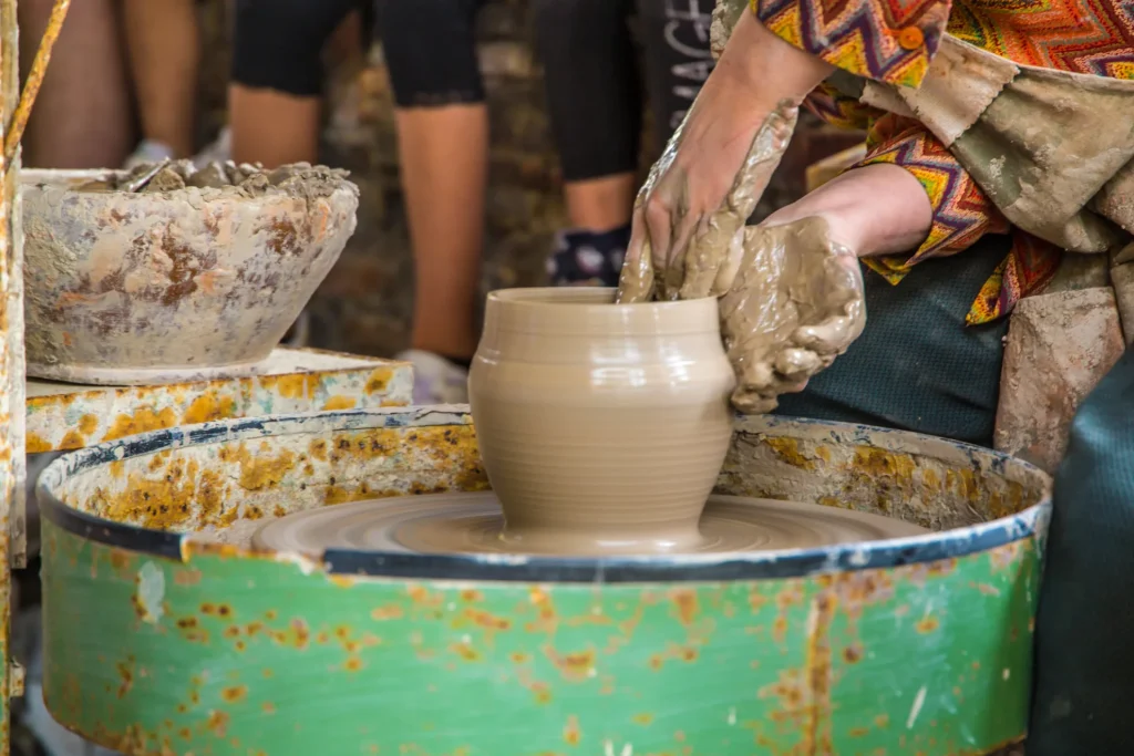 House of pottery memory in Saint-Amand-en-Puisaye