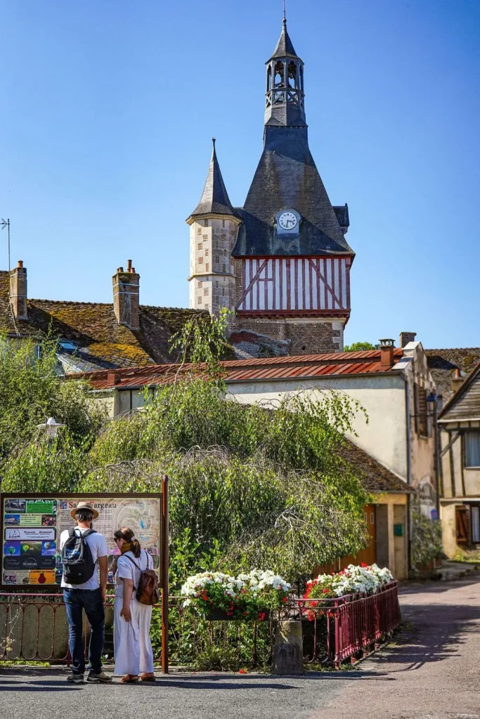 Vacanciers à Saint-Fargeau