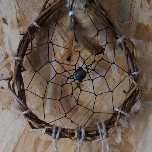 natural wicker dream catcher