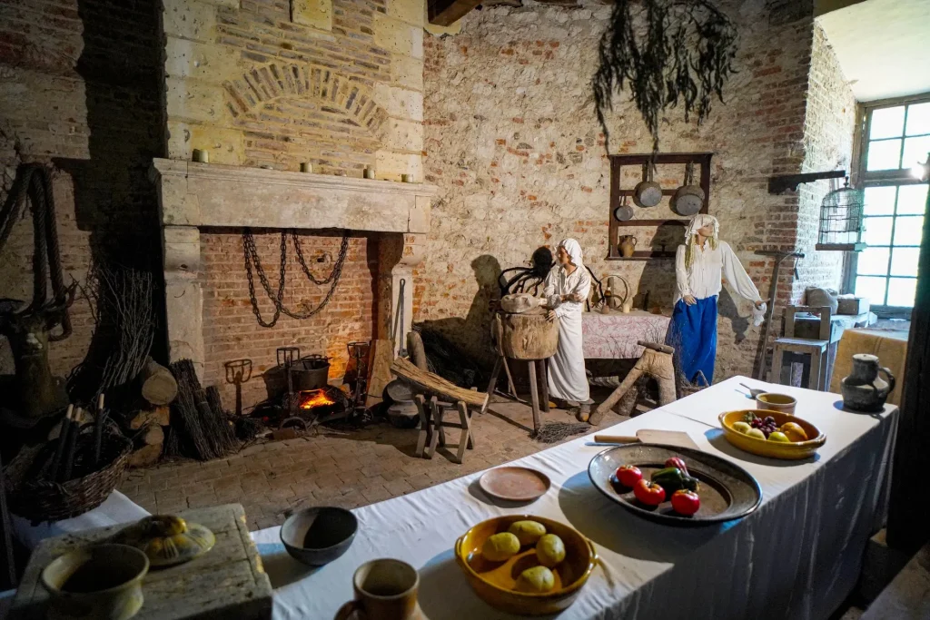 Kitchen of the Château de Saint-Fargeau