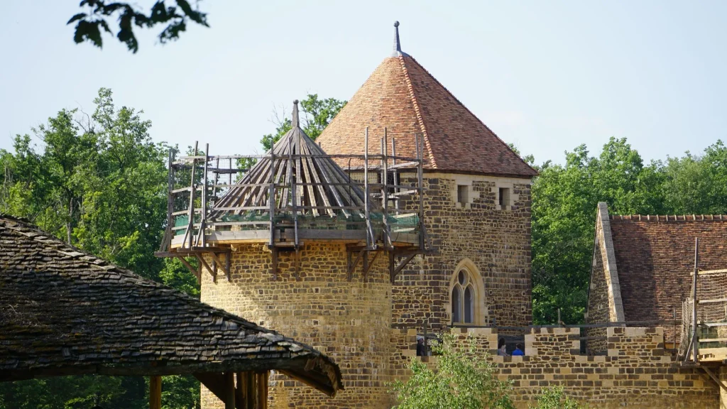 Chantier médiéval de Guédelon en Puisaye