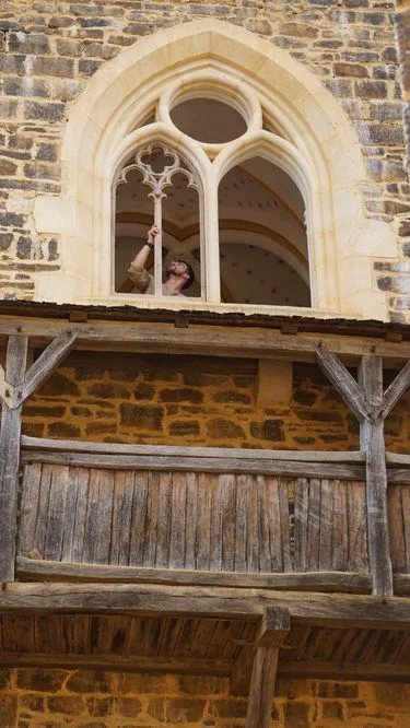 Medieval construction site of Guédelon in Puisaye