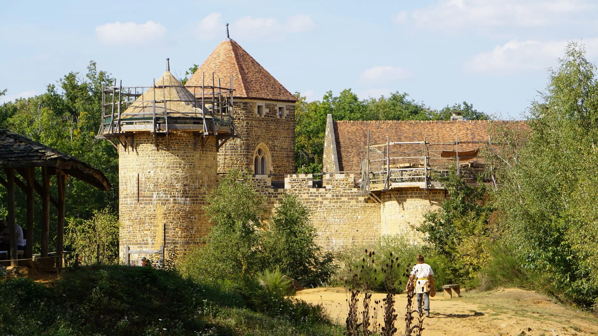 Medieval construction site of Guédelon