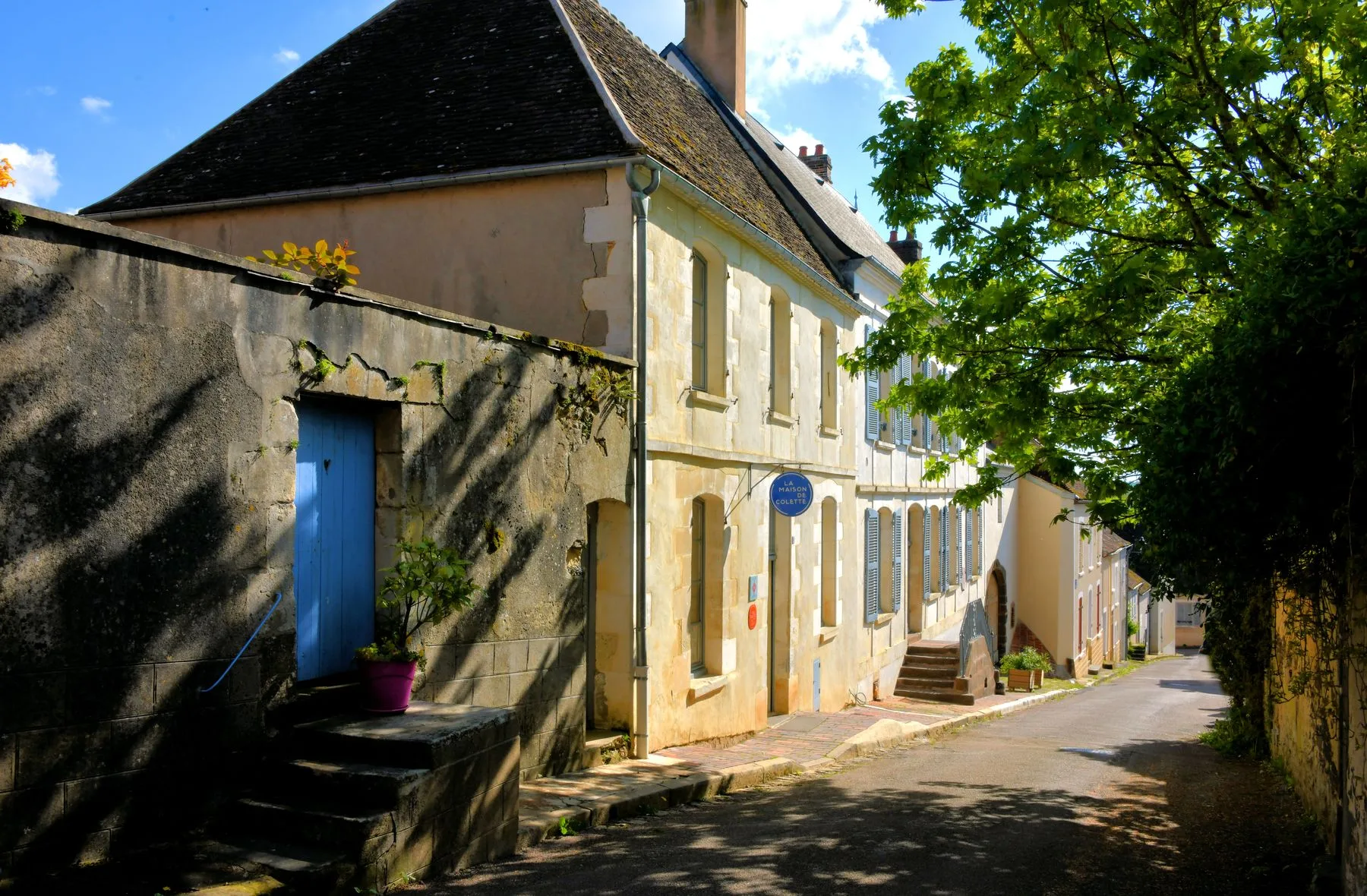 la maison de Colette à Saint-Sauveur-en-Puisaye