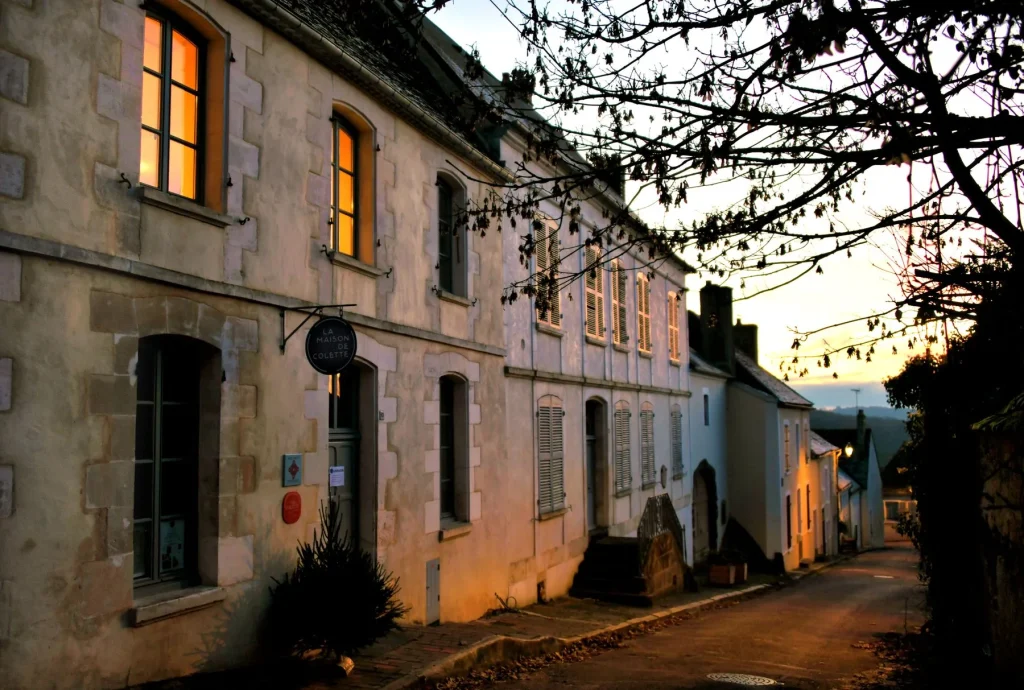 Colette's house on a winter afternoon