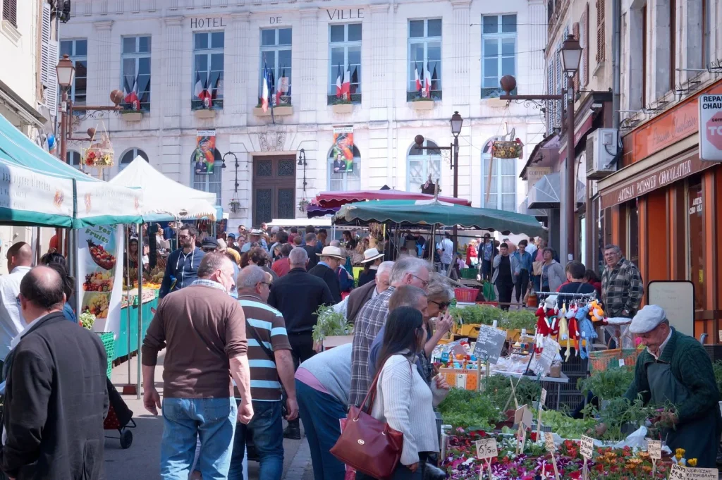 Toucy Saturday morning market