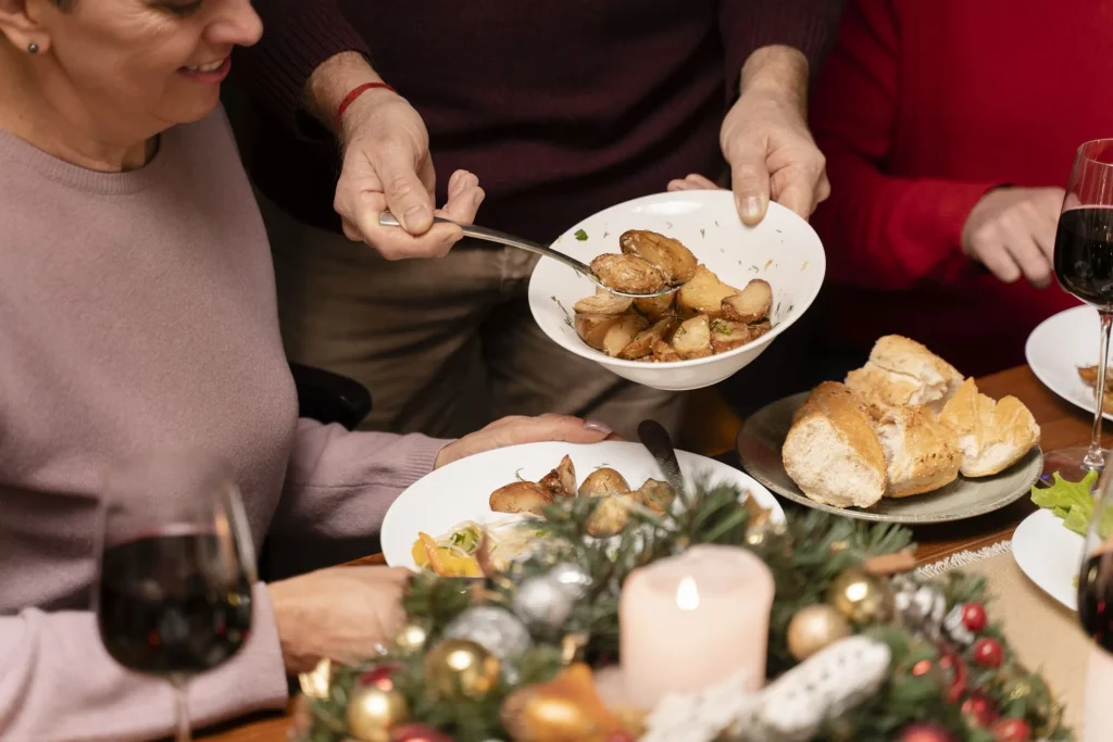 traditional Christmas meal