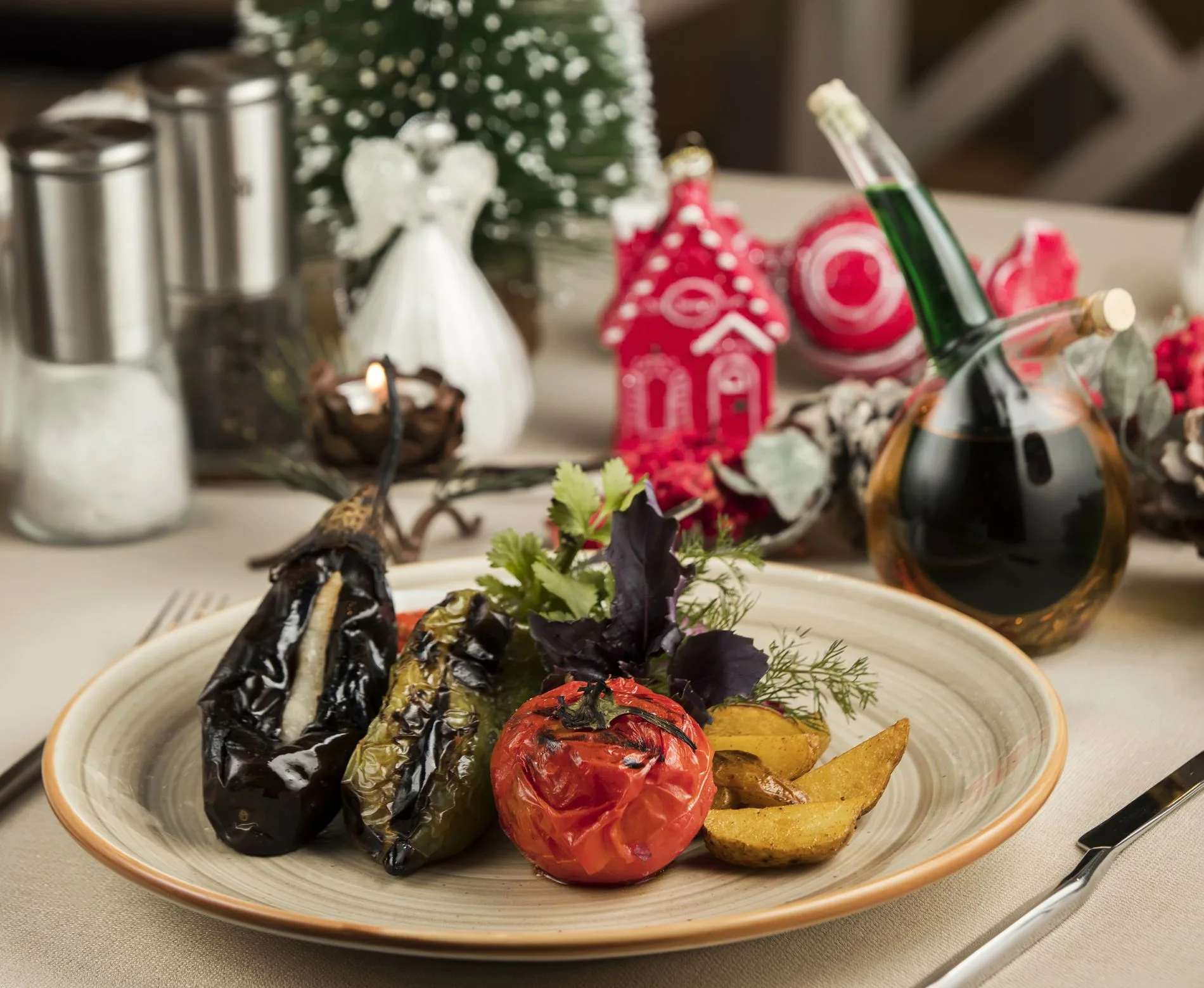 repas de Noël végétarien Kamran Aydinov