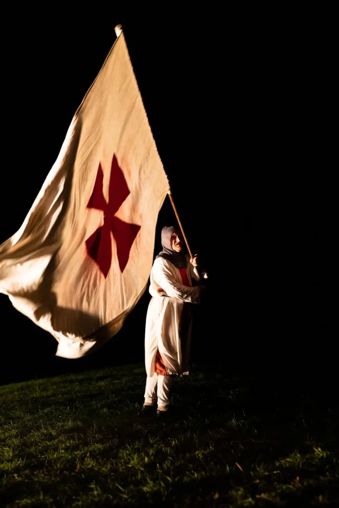 Historical show at the Château de Saint-Fargeau