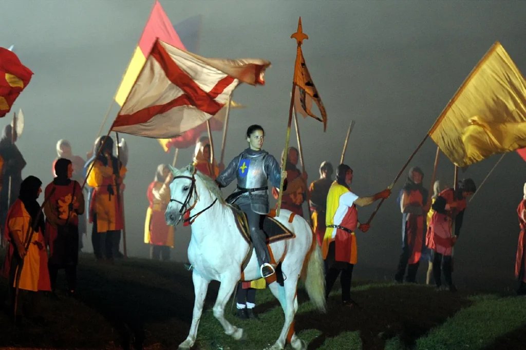 Historical show at the Château de Saint-Fargeau