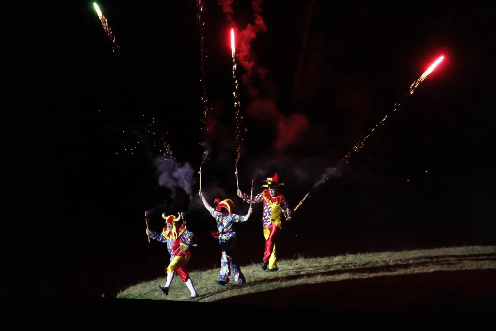 Historical show at the Château de Saint-Fargeau