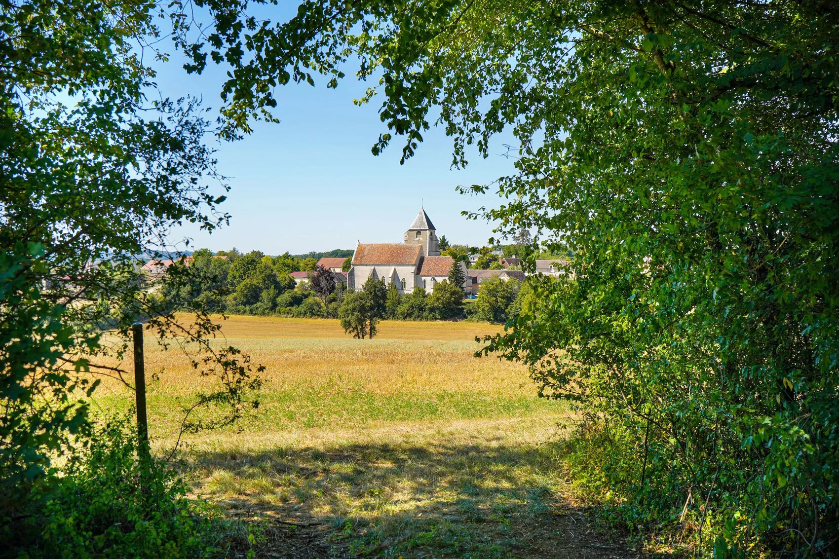 en randonnée dans les chemins de Levis