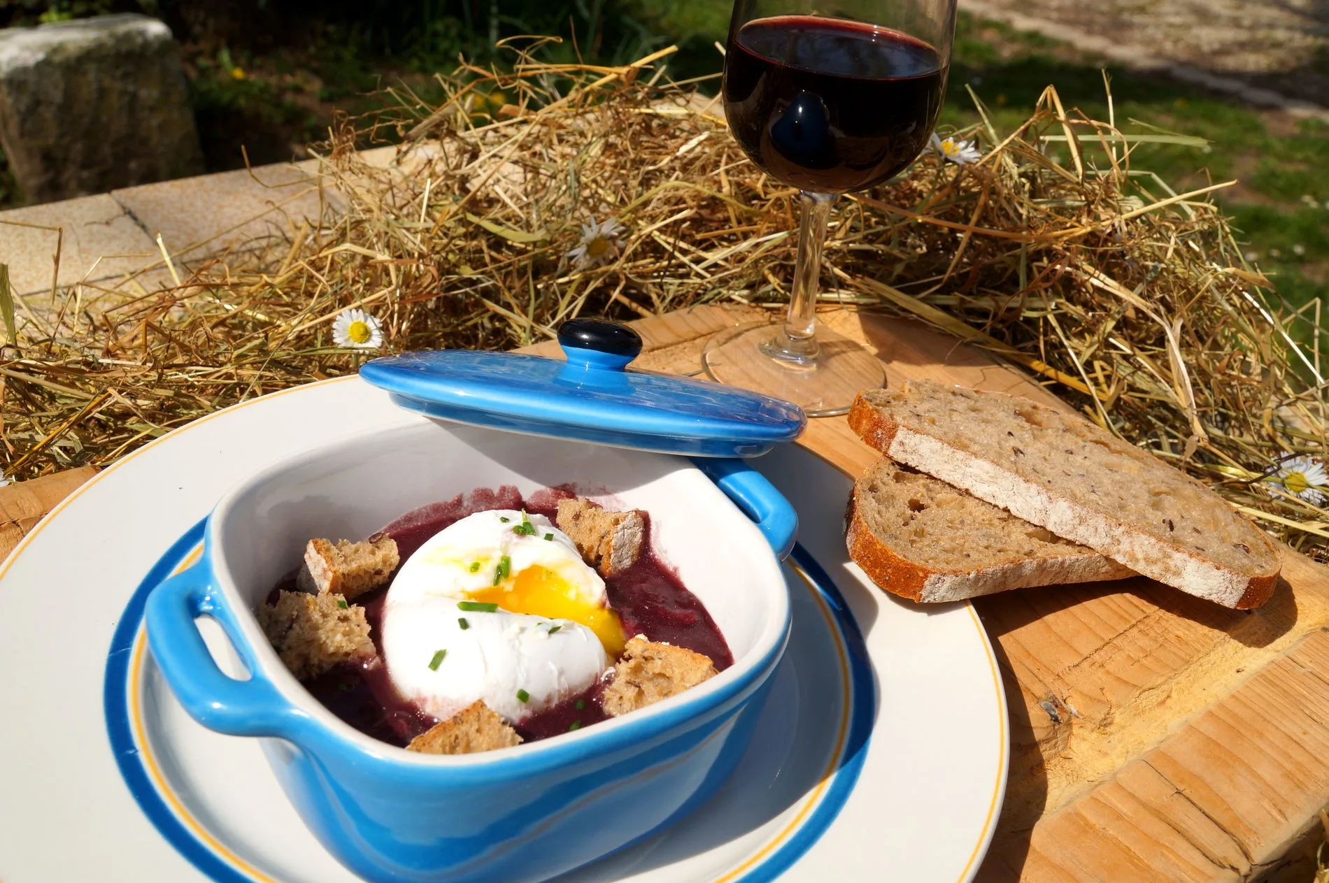 Oeuf meurette, recette bourguignonne