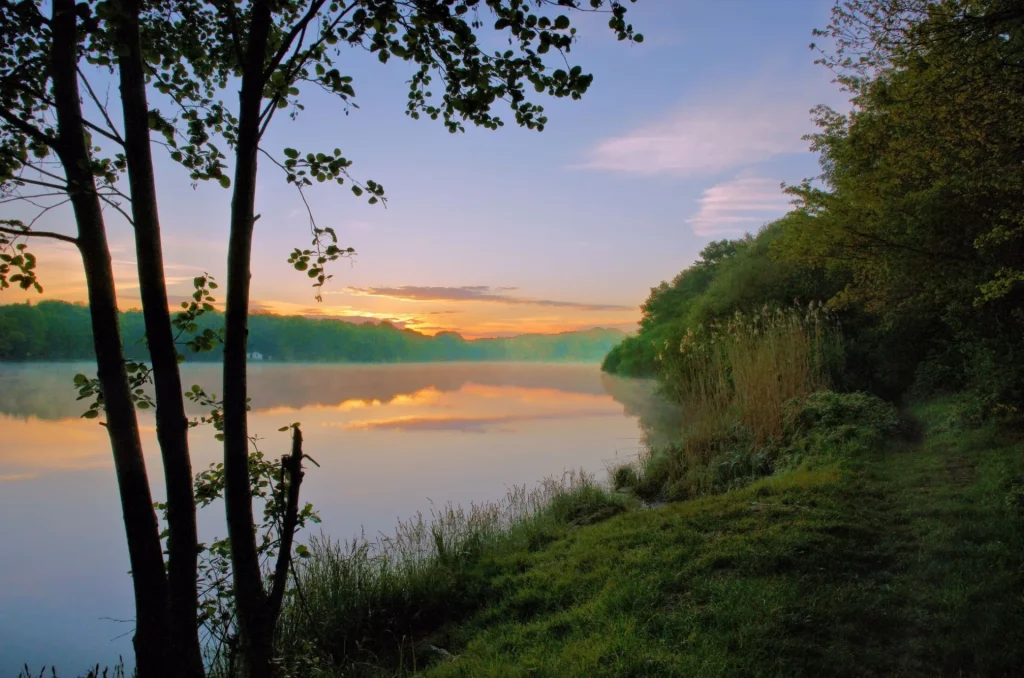 L'environnement paisible du Lac du Bourdon