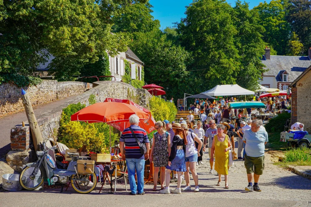 Garage sale in Mezilles en Puisaye