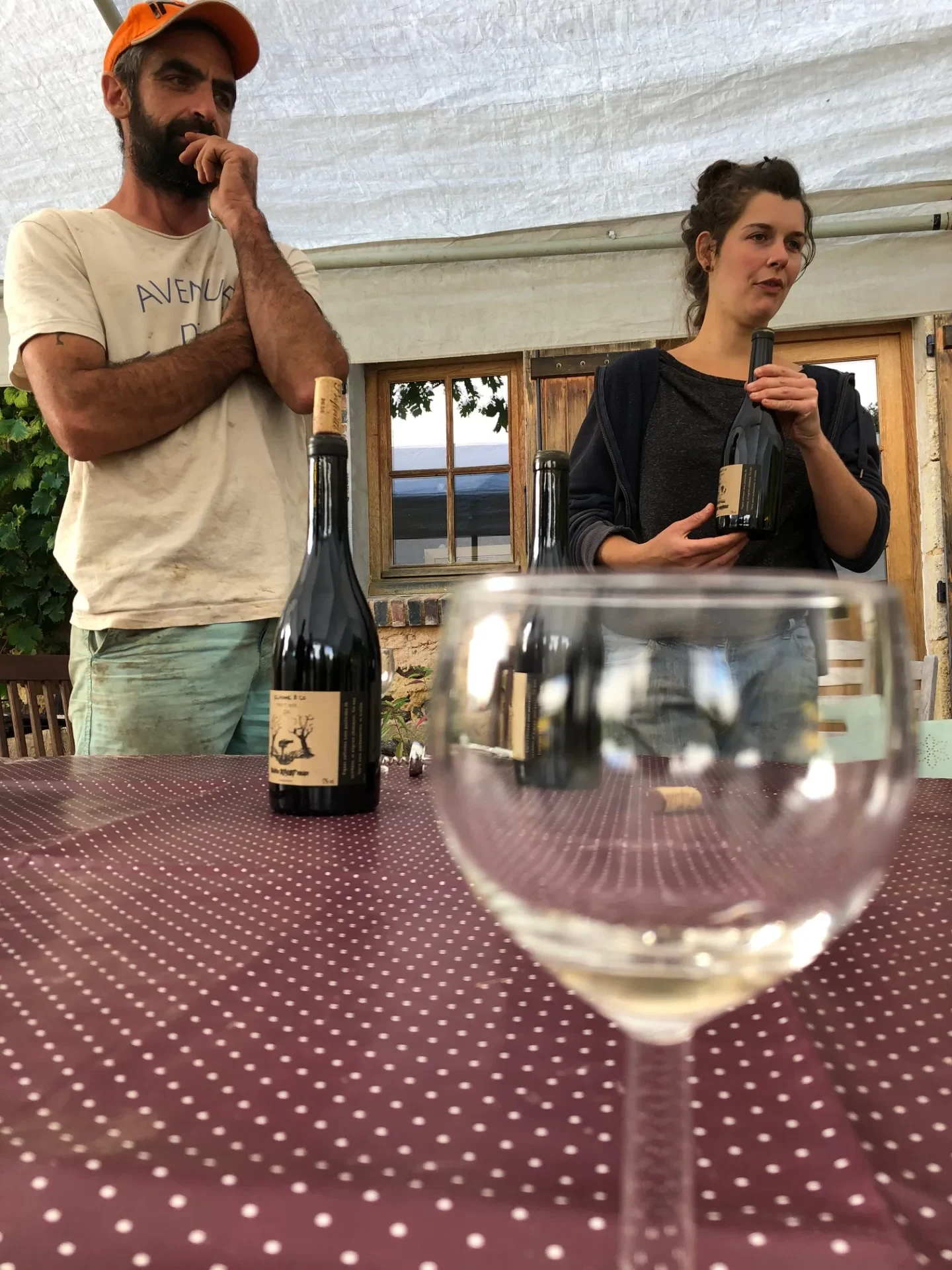 Baptiste Delhomme et Fanny, vins natures