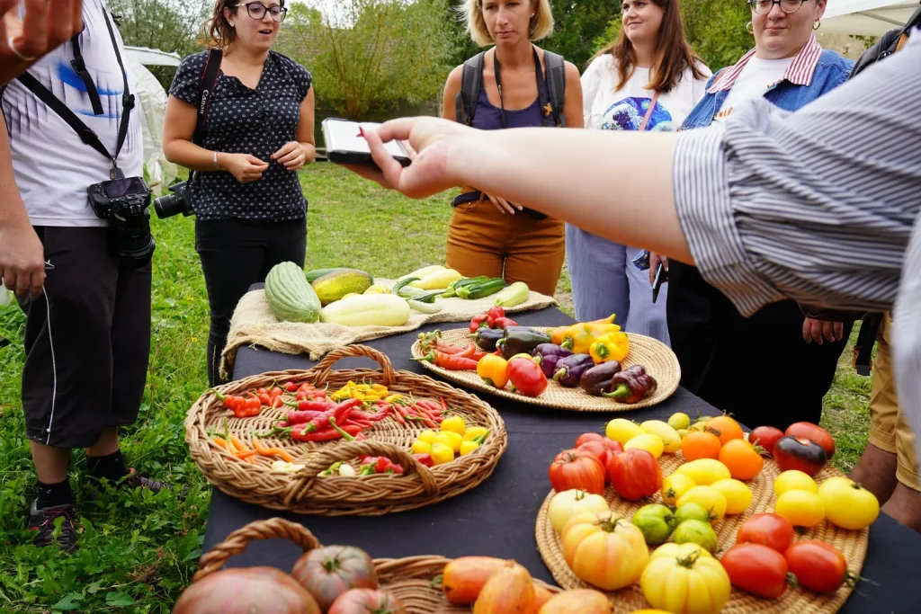 la dégustation au jardin des thorains