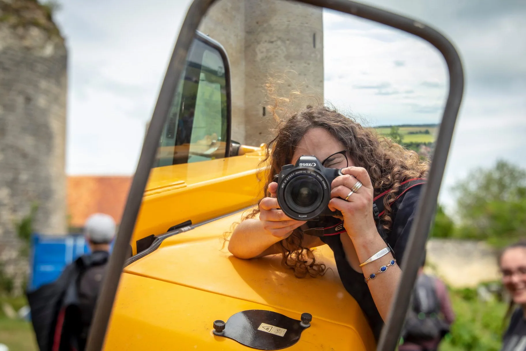 Selfie d'Alexandra Laurent à Druyes les Belles Fontaines