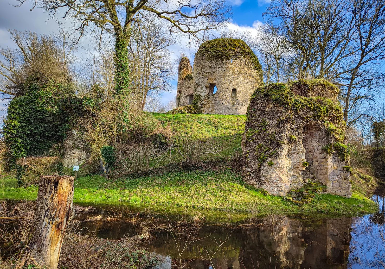 medieval remains in Saint Vérain