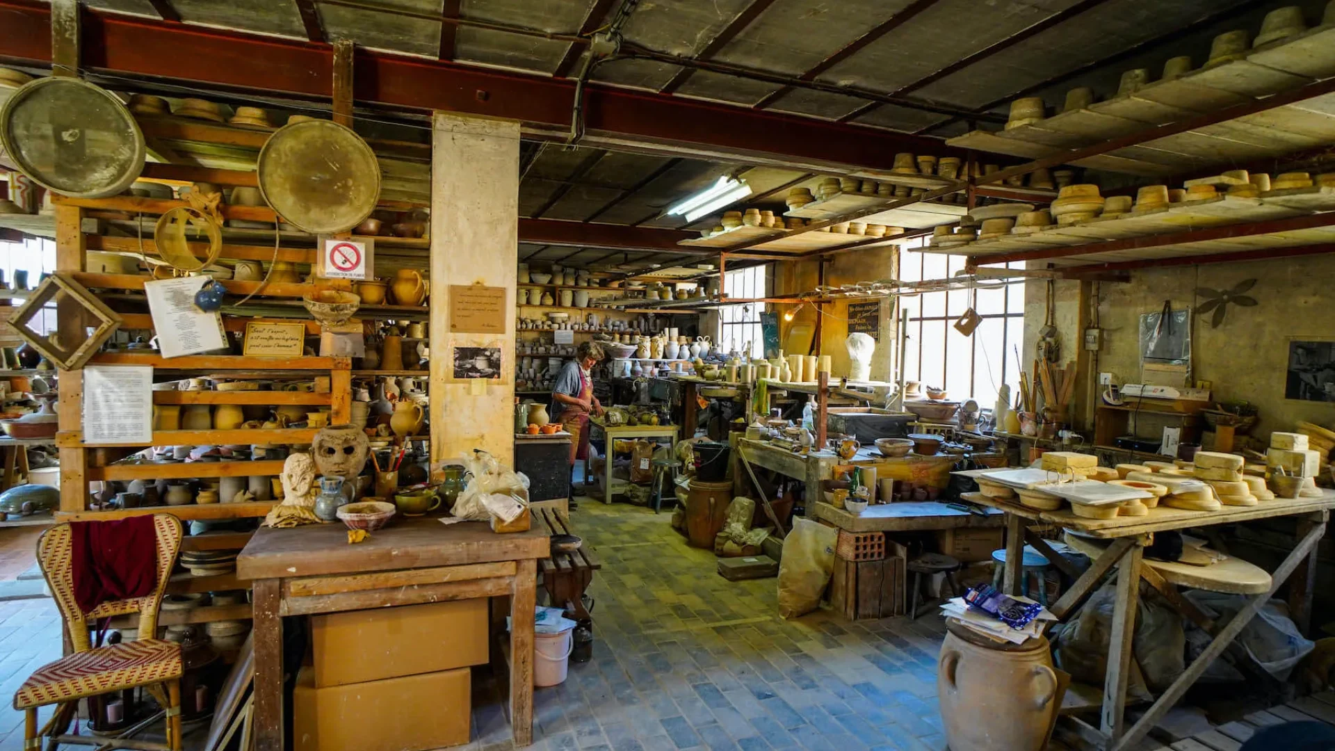 L'atelier de la Poterie de la Bâtisse et ses pièces uniques