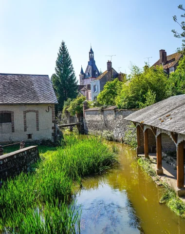 Belfry of the village of Saint-Fargeau