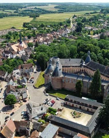 Village of Saint-Fargeau and its castle