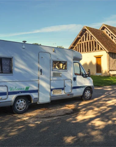 Motorhome area in Saint-Fargeau en Puisaye