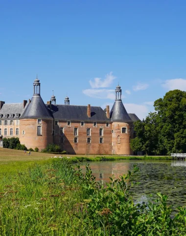 Château de Saint-Fargeau avec son parc et son étang