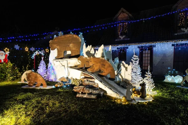 Septfonds décoré pour Noël