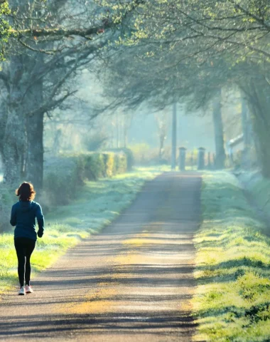 Jogging and hiking in the open air on our roads in Puisaye-Forterre