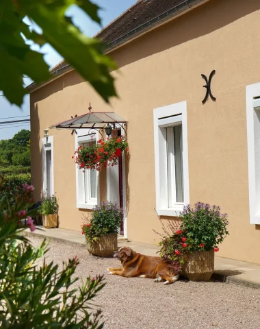 Hébergement avec son chien en Puisaye-Forterre