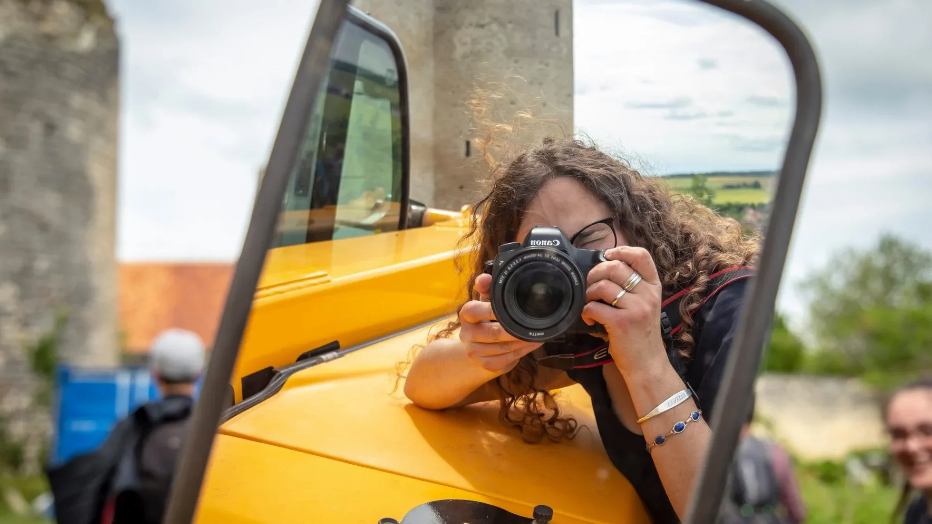 Selfie of Alexandra Laurent in Druyes les Belles Fontaines