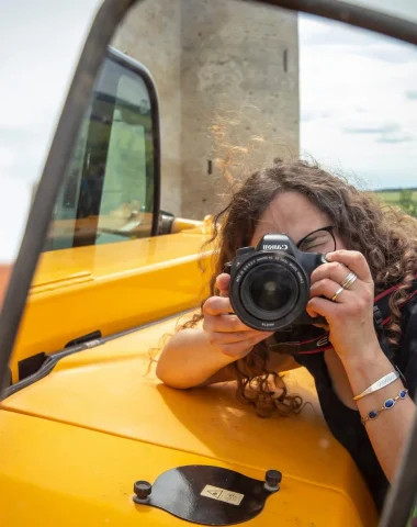 Selfie d'Alexandra Laurent à Druyes les Belles Fontaines